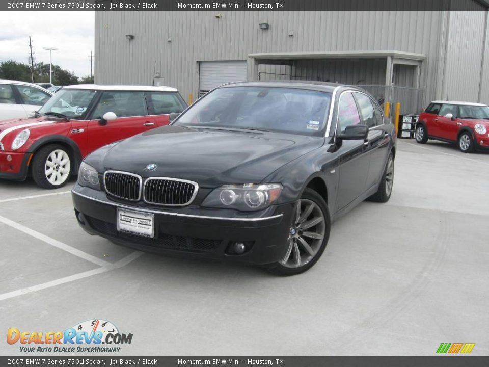 2007 BMW 7 Series 750Li Sedan Jet Black / Black Photo #1
