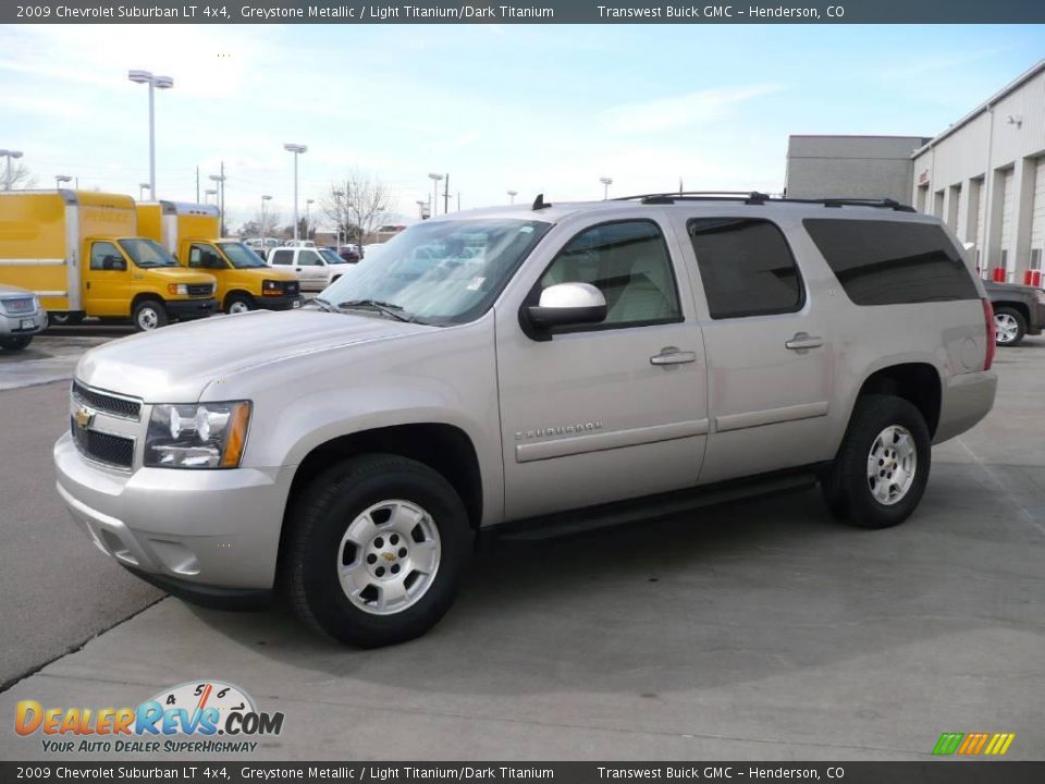 2009 Chevrolet Suburban LT 4x4 Greystone Metallic / Light Titanium/Dark Titanium Photo #3