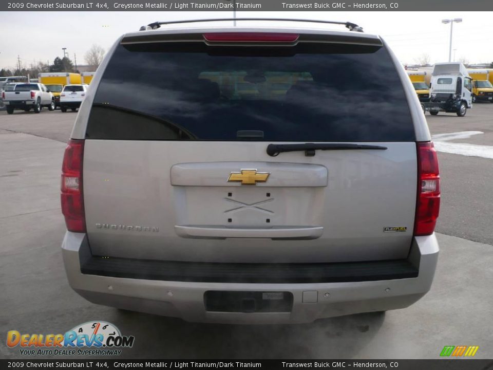 2009 Chevrolet Suburban LT 4x4 Greystone Metallic / Light Titanium/Dark Titanium Photo #5