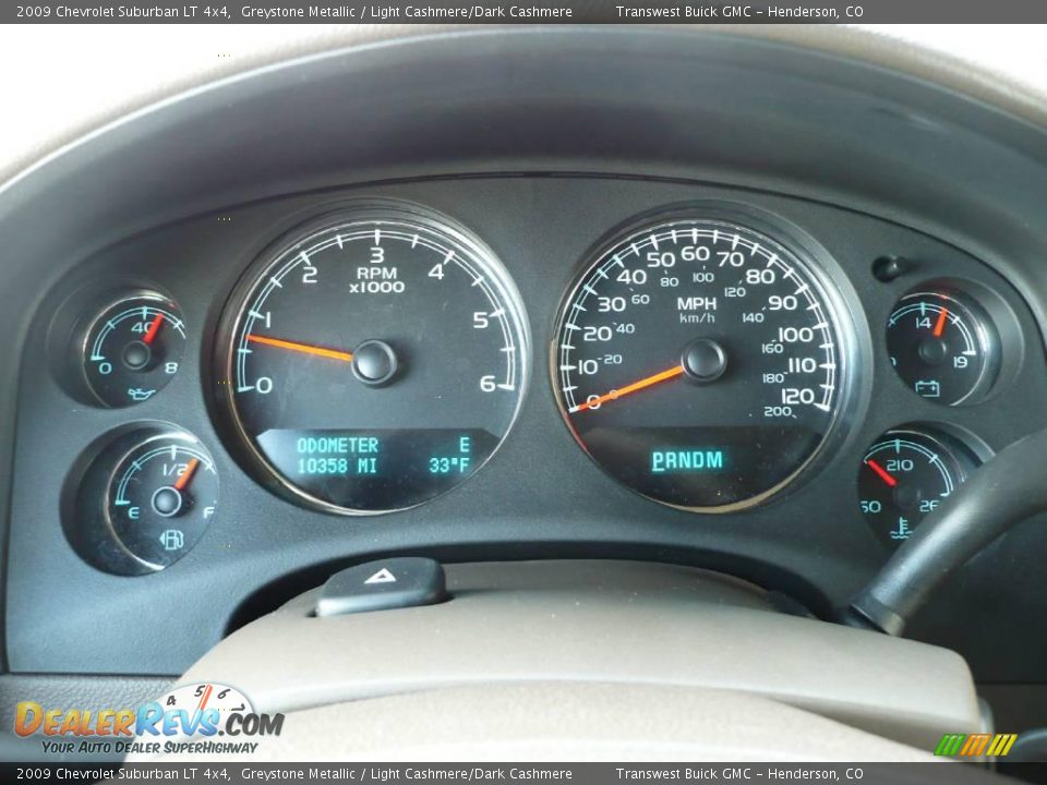2009 Chevrolet Suburban LT 4x4 Greystone Metallic / Light Cashmere/Dark Cashmere Photo #22