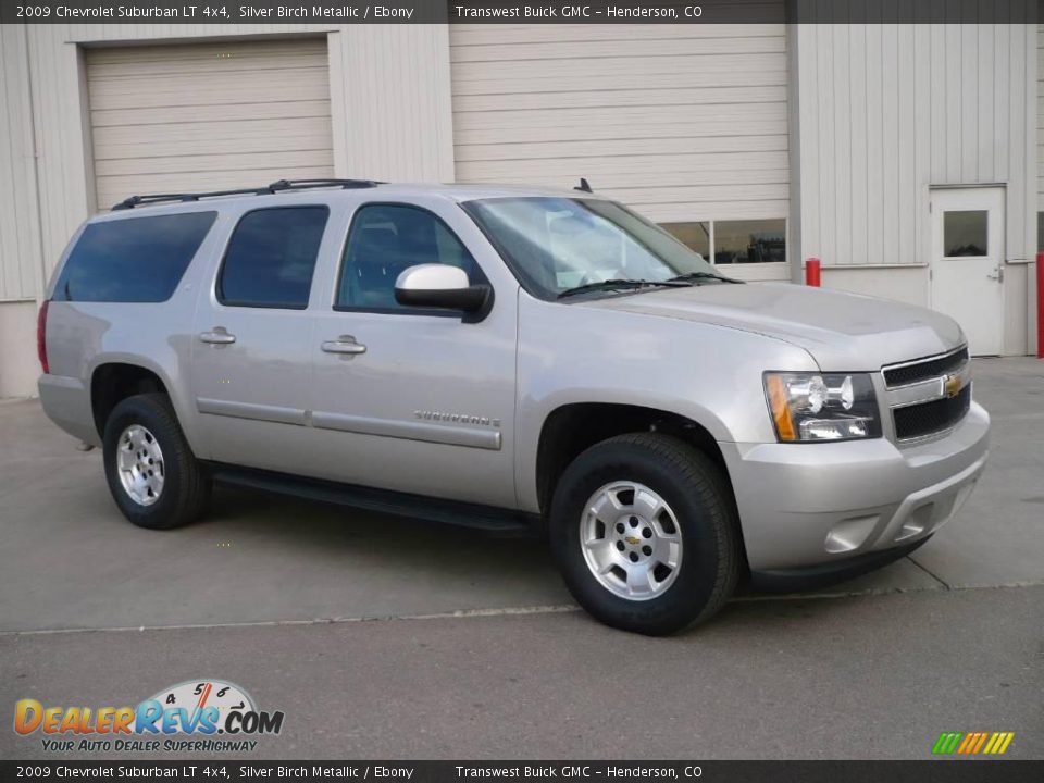 2009 Chevrolet Suburban LT 4x4 Silver Birch Metallic / Ebony Photo #1