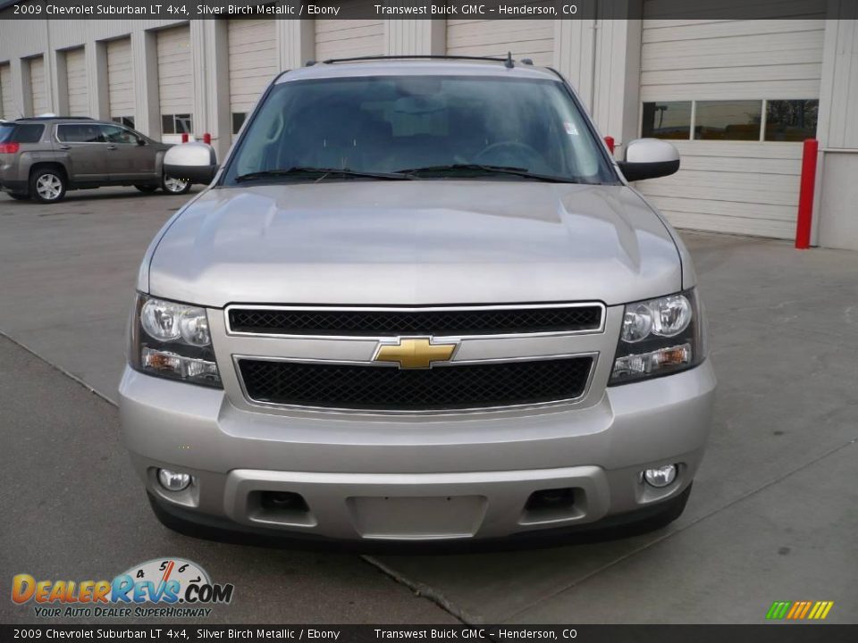 2009 Chevrolet Suburban LT 4x4 Silver Birch Metallic / Ebony Photo #2