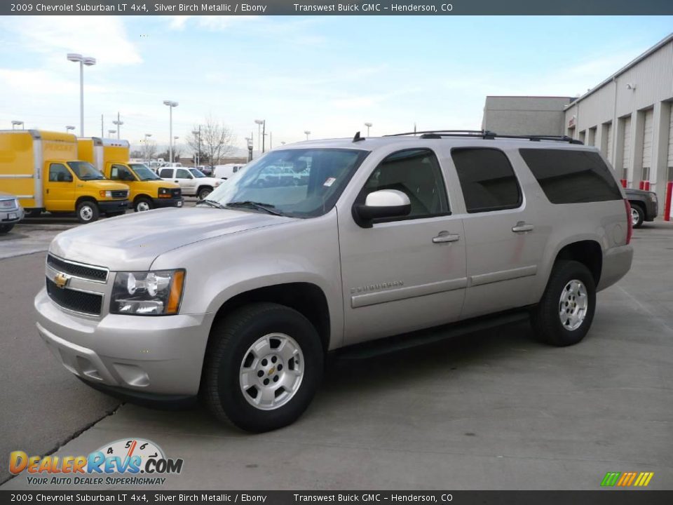 2009 Chevrolet Suburban LT 4x4 Silver Birch Metallic / Ebony Photo #3