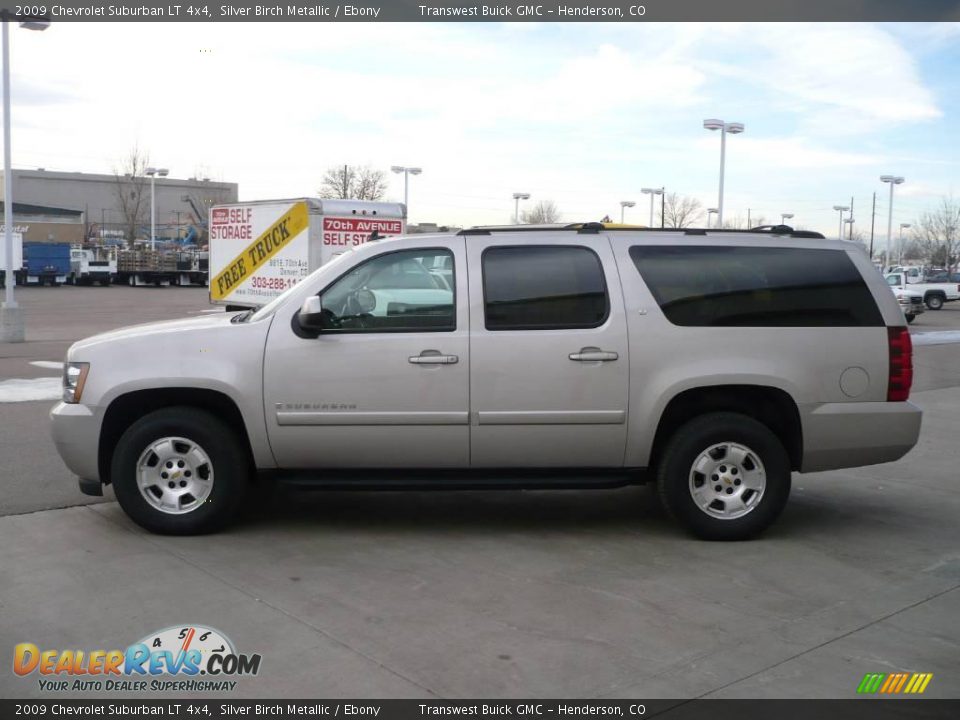 2009 Chevrolet Suburban LT 4x4 Silver Birch Metallic / Ebony Photo #4