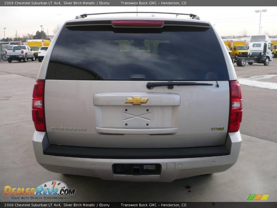 2009 Chevrolet Suburban LT 4x4 Silver Birch Metallic / Ebony Photo #5