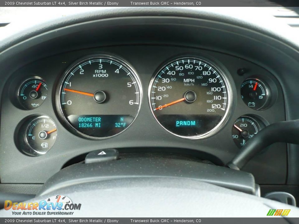 2009 Chevrolet Suburban LT 4x4 Silver Birch Metallic / Ebony Photo #22