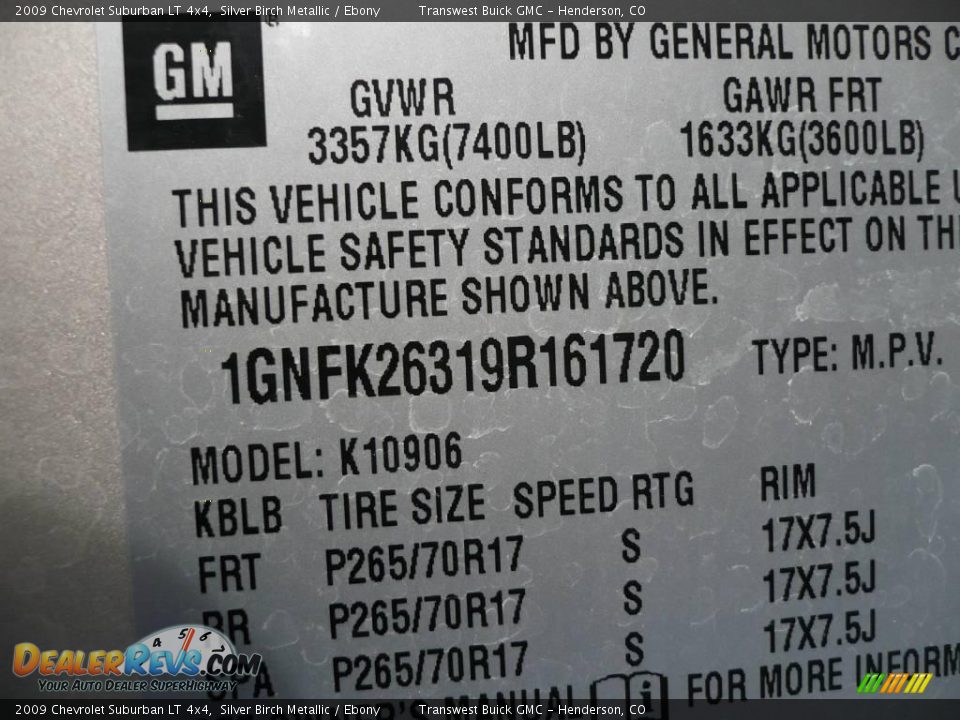 2009 Chevrolet Suburban LT 4x4 Silver Birch Metallic / Ebony Photo #24