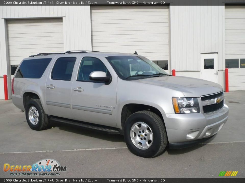 2009 Chevrolet Suburban LT 4x4 Silver Birch Metallic / Ebony Photo #1
