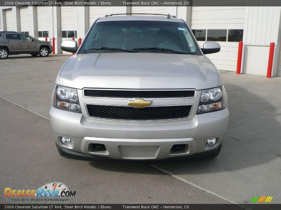 2009 Chevrolet Suburban LT 4x4 Silver Birch Metallic / Ebony Photo #2
