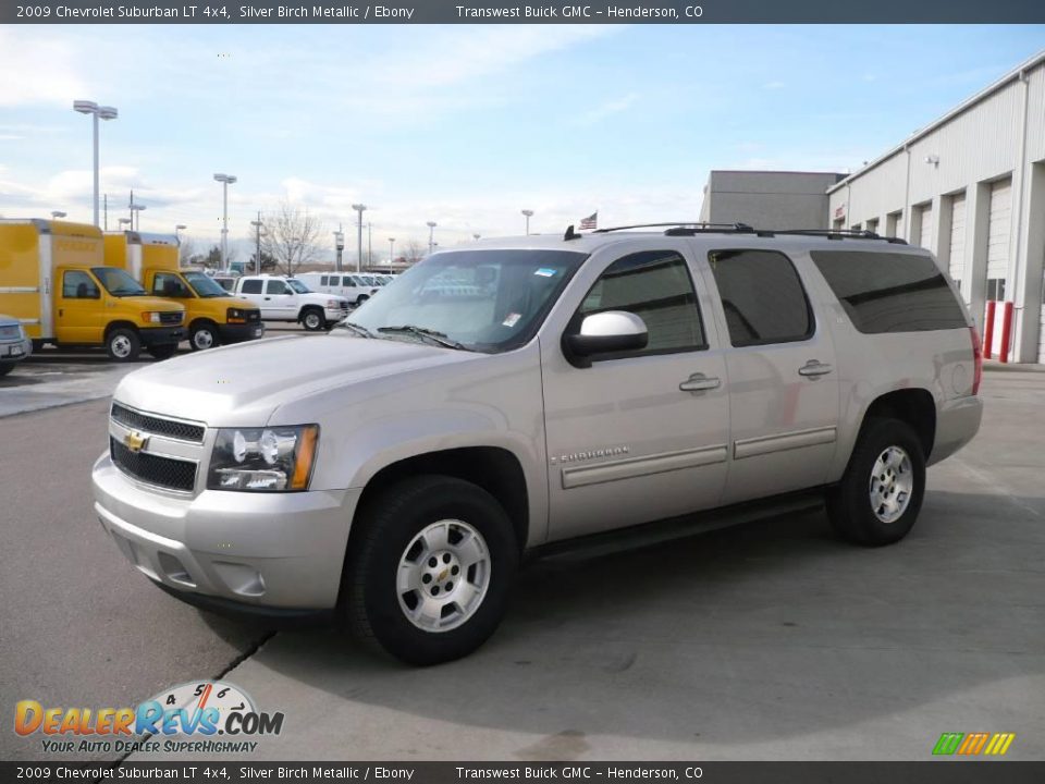 2009 Chevrolet Suburban LT 4x4 Silver Birch Metallic / Ebony Photo #3
