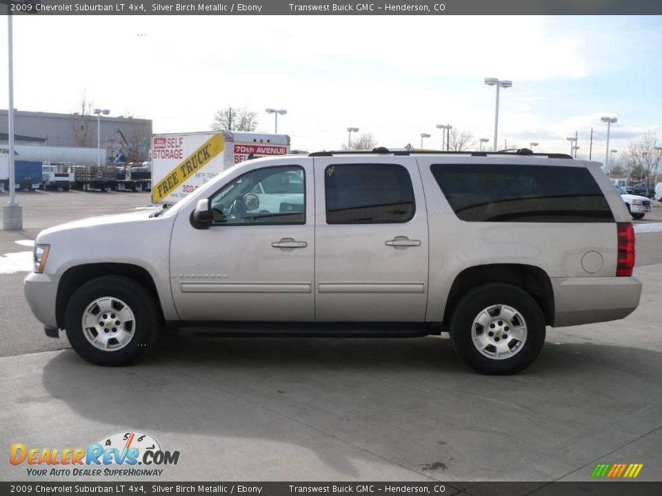 2009 Chevrolet Suburban LT 4x4 Silver Birch Metallic / Ebony Photo #4