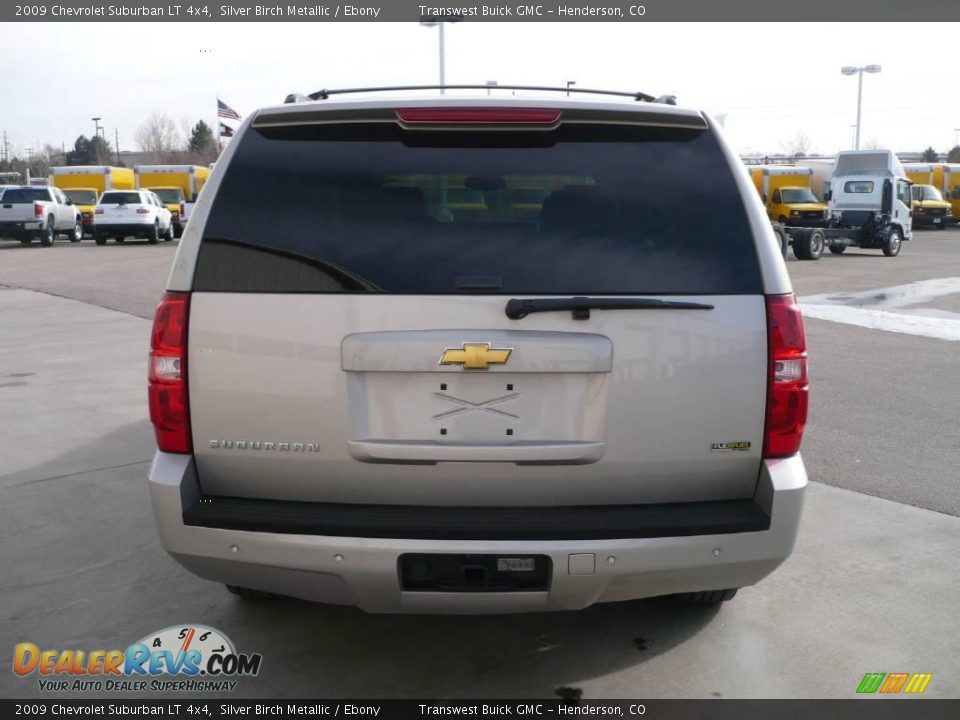 2009 Chevrolet Suburban LT 4x4 Silver Birch Metallic / Ebony Photo #5
