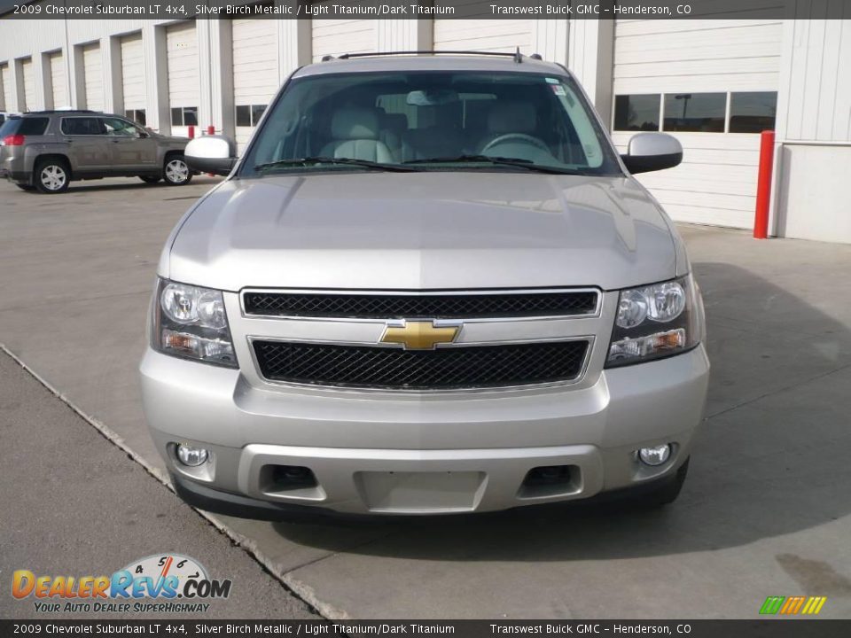 2009 Chevrolet Suburban LT 4x4 Silver Birch Metallic / Light Titanium/Dark Titanium Photo #2