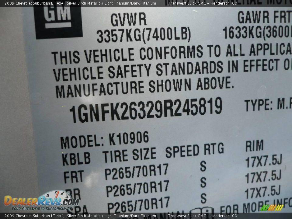 2009 Chevrolet Suburban LT 4x4 Silver Birch Metallic / Light Titanium/Dark Titanium Photo #26