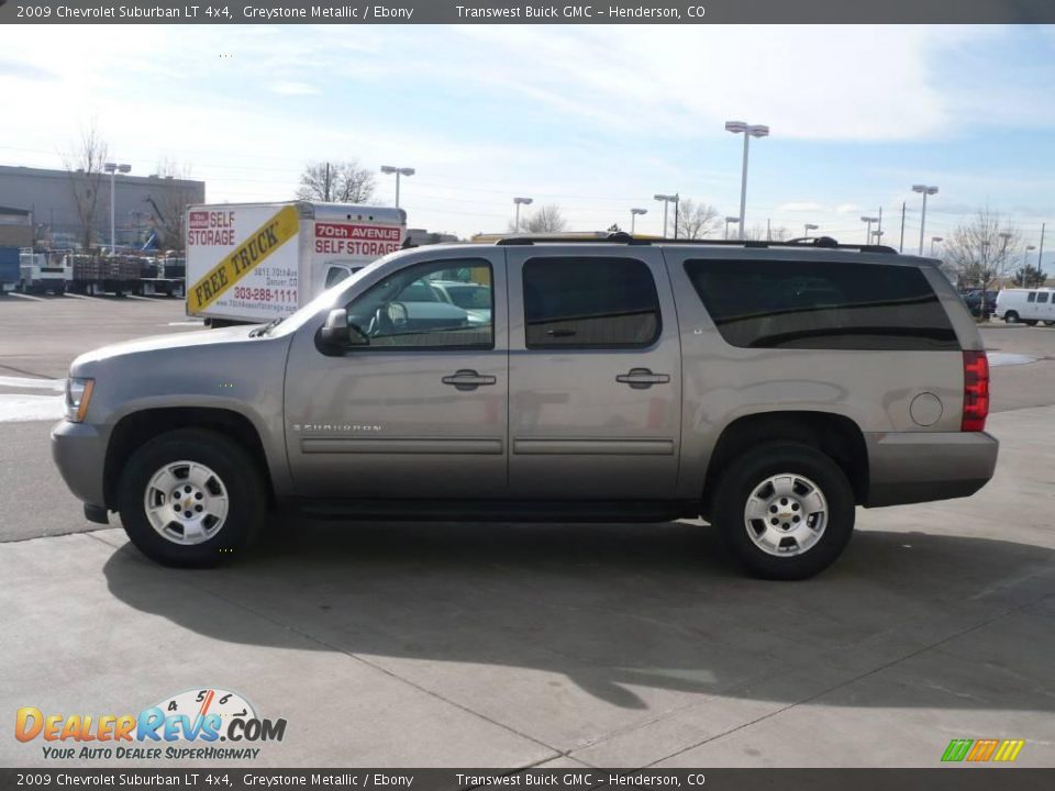 2009 Chevrolet Suburban LT 4x4 Greystone Metallic / Ebony Photo #4