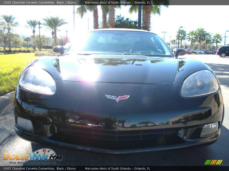 2005 Chevrolet Corvette Convertible Black / Ebony Photo #3