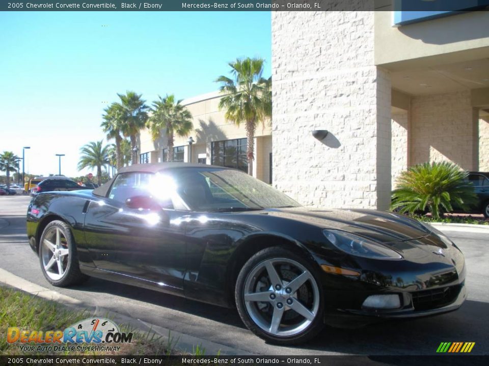 2005 Chevrolet Corvette Convertible Black / Ebony Photo #4