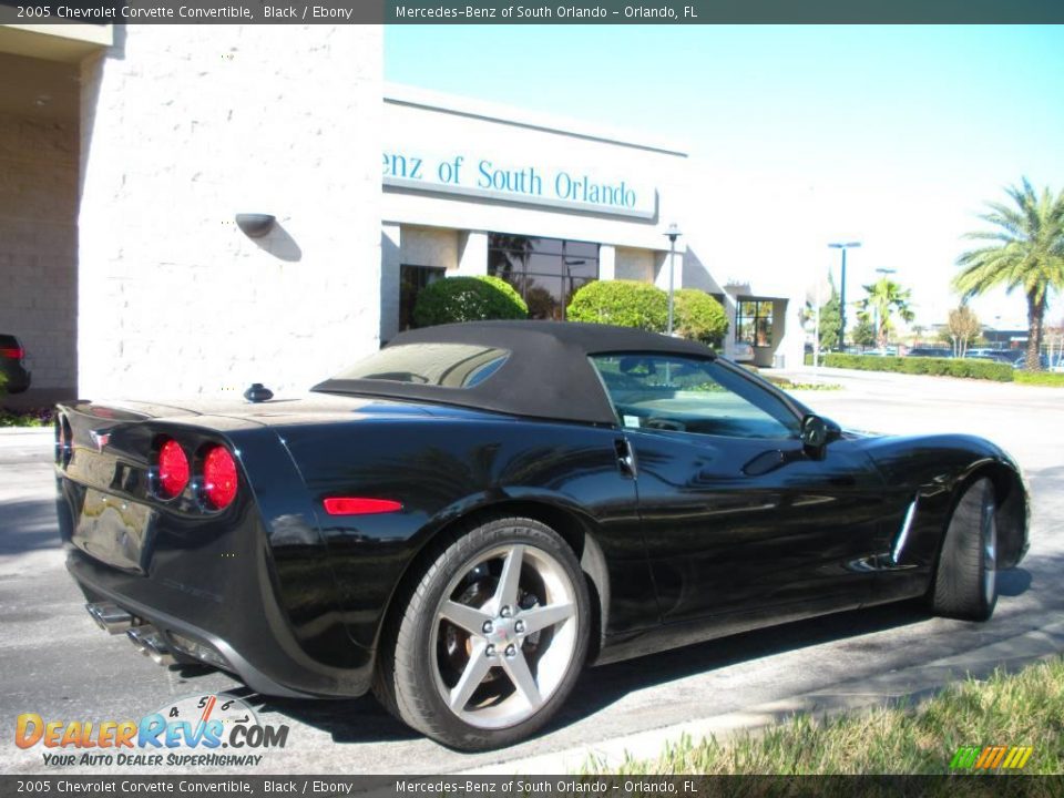 2005 Chevrolet Corvette Convertible Black / Ebony Photo #6