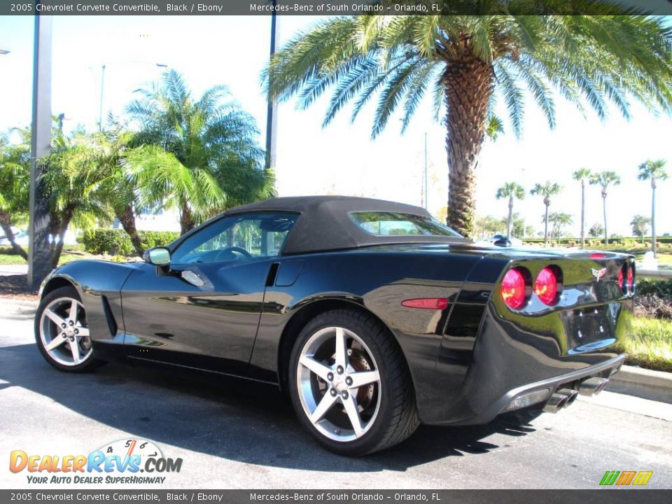 2005 Chevrolet Corvette Convertible Black / Ebony Photo #8