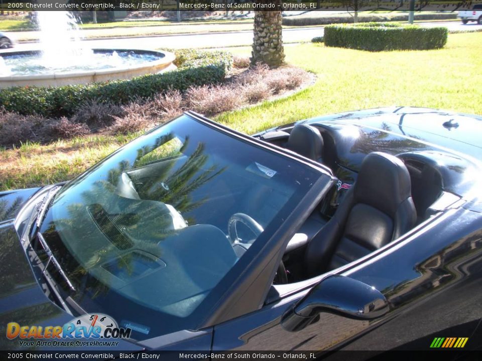 2005 Chevrolet Corvette Convertible Black / Ebony Photo #9