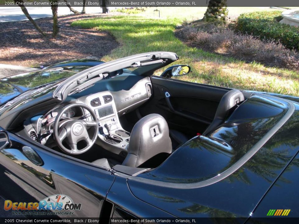2005 Chevrolet Corvette Convertible Black / Ebony Photo #10
