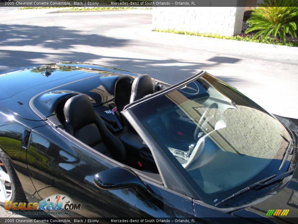 2005 Chevrolet Corvette Convertible Black / Ebony Photo #12