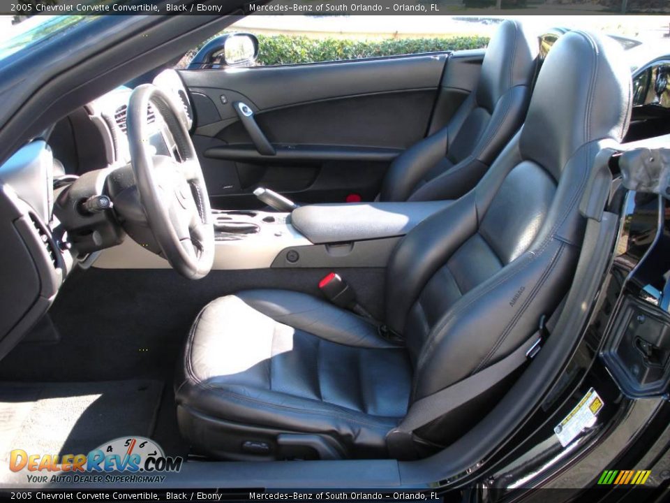 2005 Chevrolet Corvette Convertible Black / Ebony Photo #16