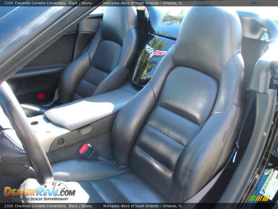 2005 Chevrolet Corvette Convertible Black / Ebony Photo #17