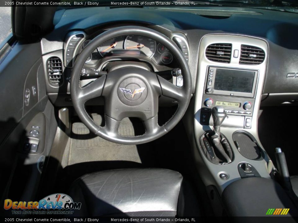 2005 Chevrolet Corvette Convertible Black / Ebony Photo #21