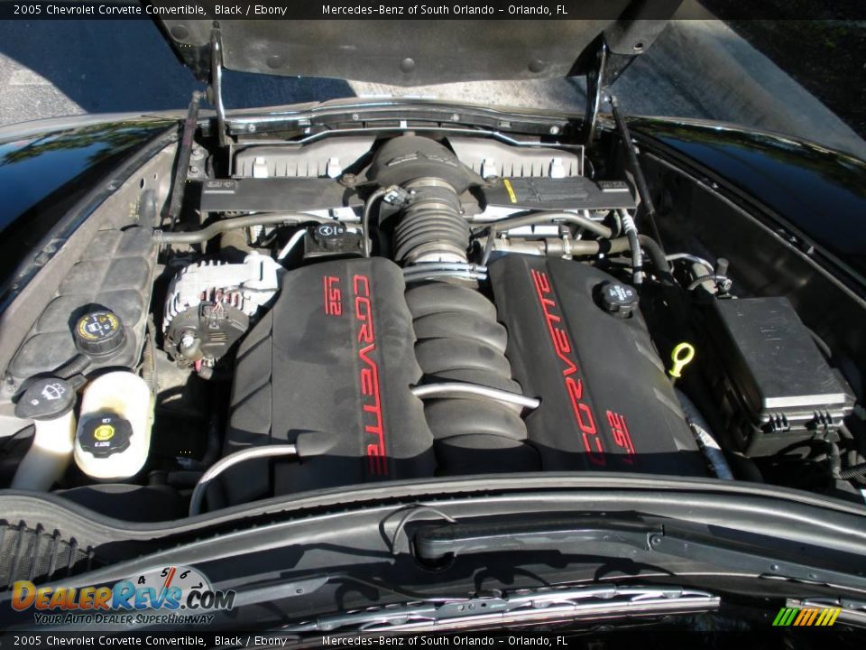 2005 Chevrolet Corvette Convertible Black / Ebony Photo #28