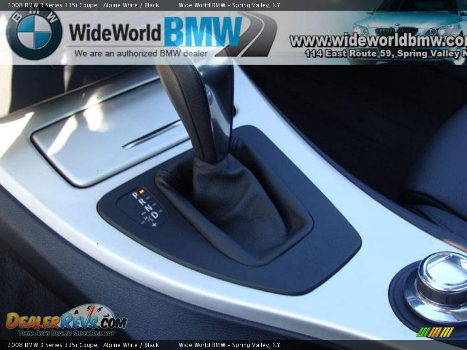 2008 BMW 3 Series 335i Coupe Alpine White / Black Photo #13