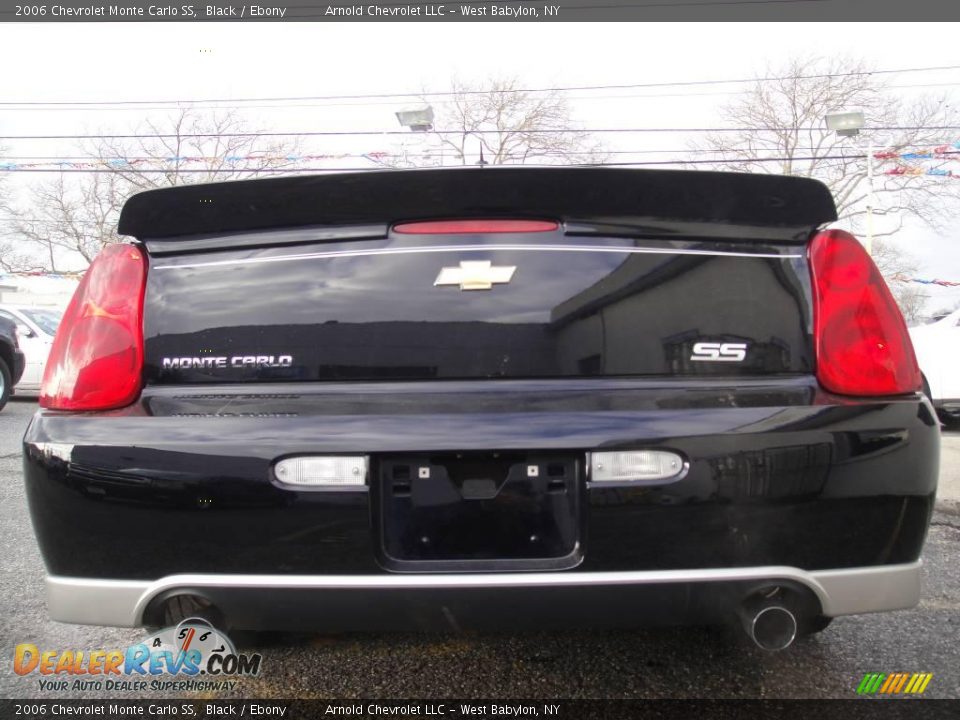 2006 Chevrolet Monte Carlo SS Black / Ebony Photo #5