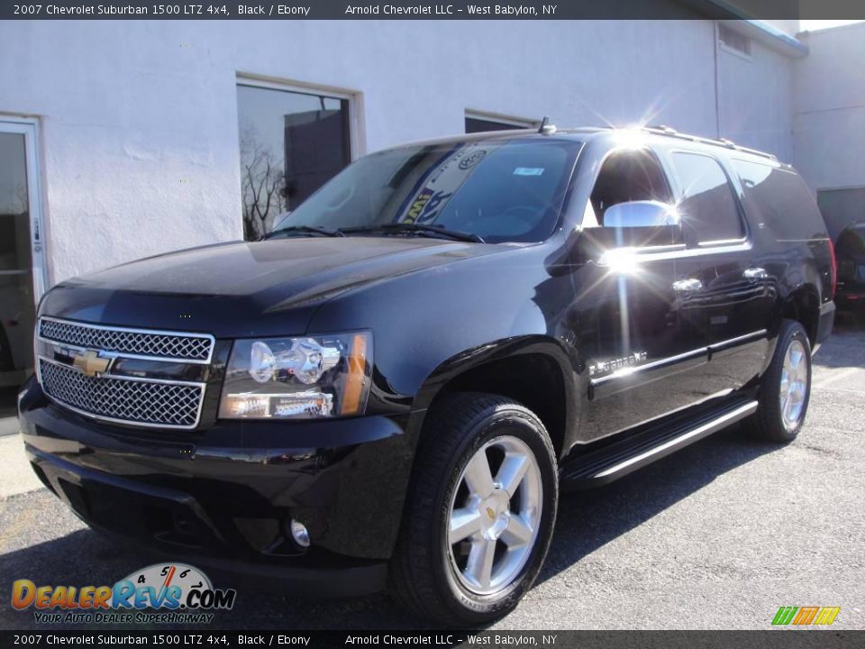 2007 Chevrolet Suburban 1500 LTZ 4x4 Black / Ebony Photo #1