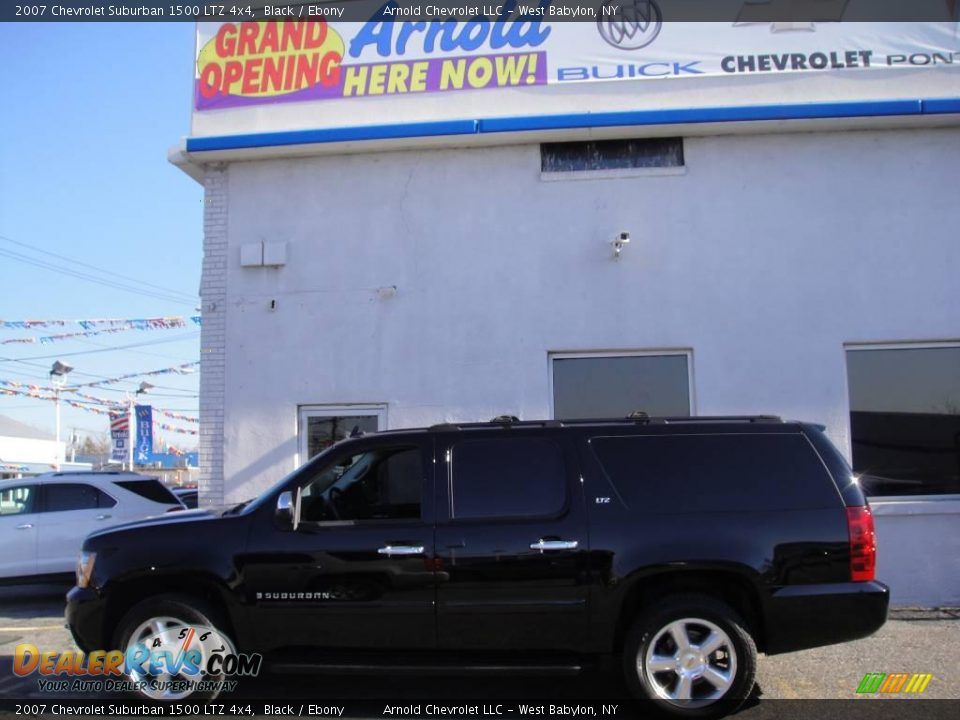 2007 Chevrolet Suburban 1500 LTZ 4x4 Black / Ebony Photo #3