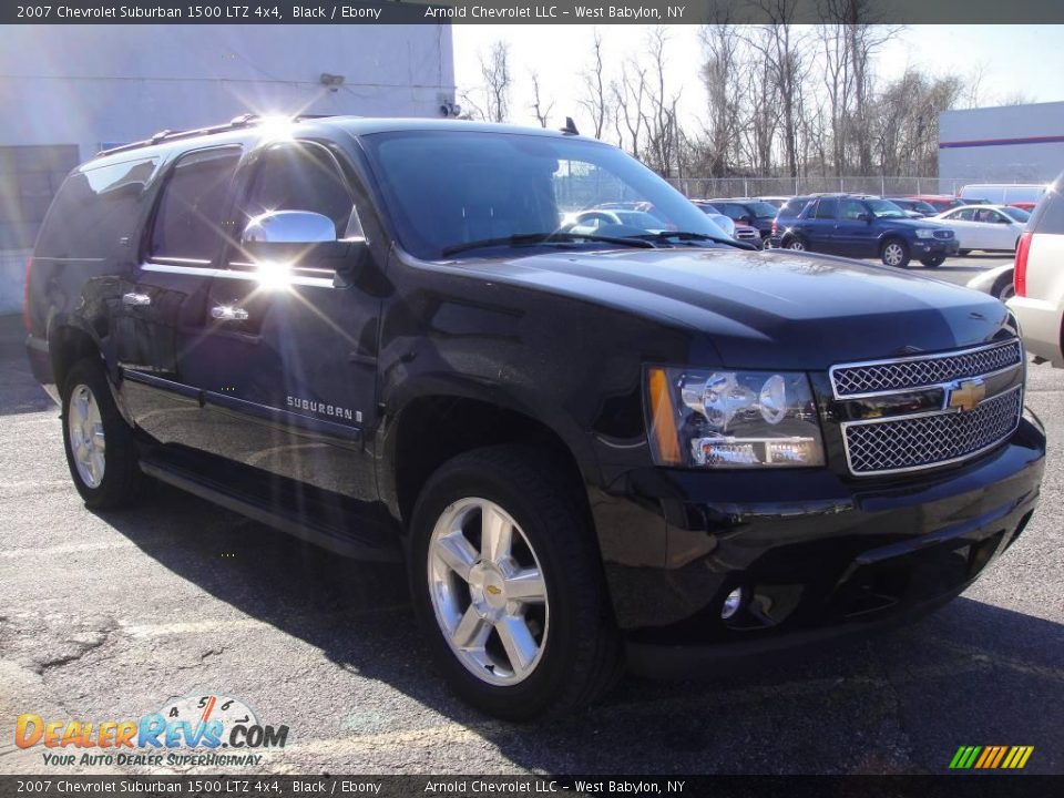 2007 Chevrolet Suburban 1500 LTZ 4x4 Black / Ebony Photo #7