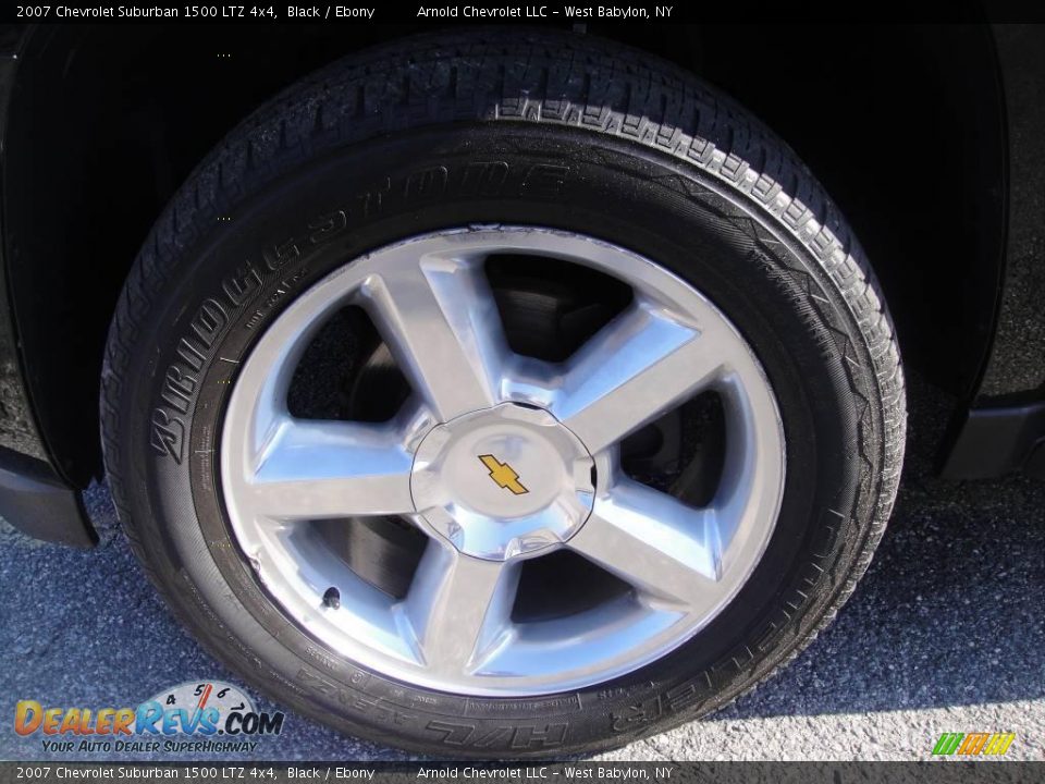 2007 Chevrolet Suburban 1500 LTZ 4x4 Black / Ebony Photo #8