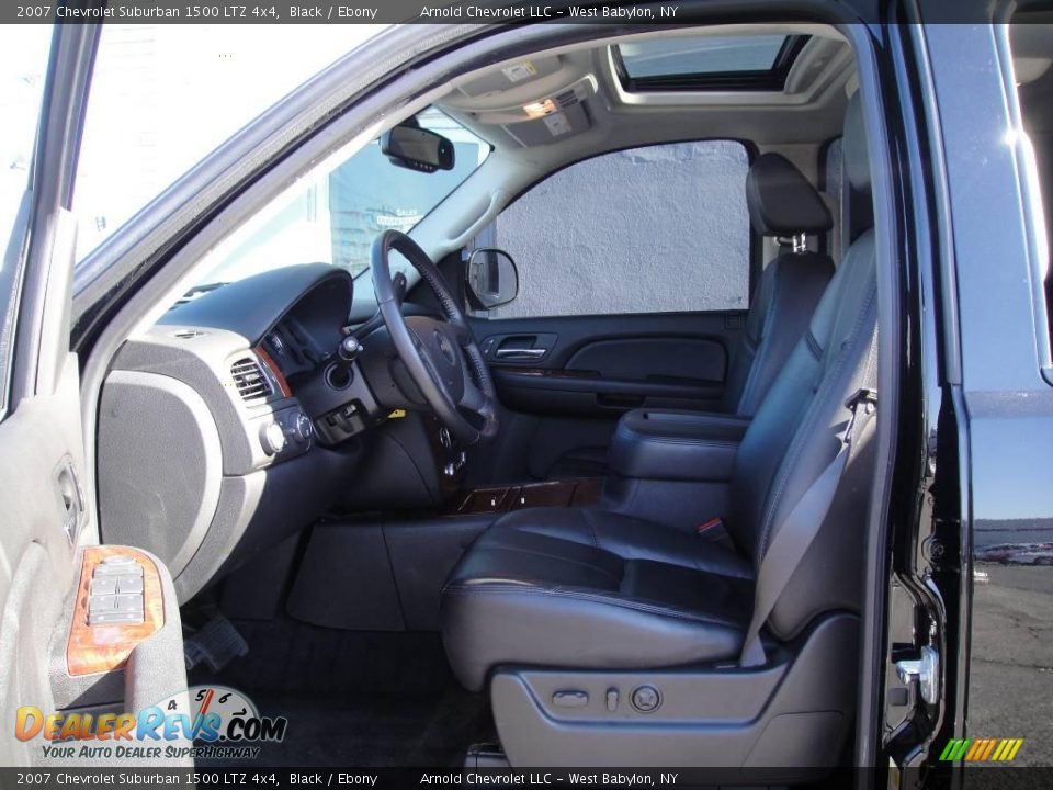 2007 Chevrolet Suburban 1500 LTZ 4x4 Black / Ebony Photo #11