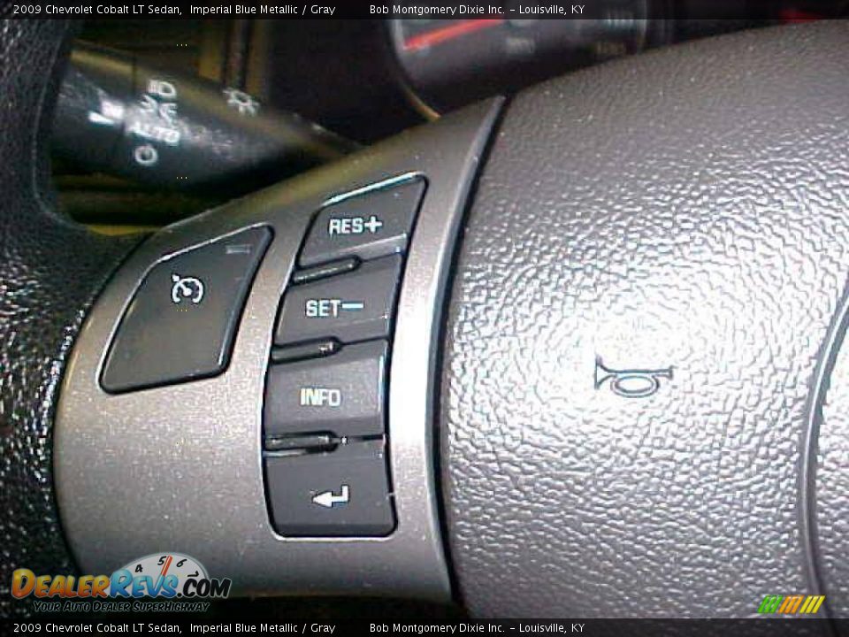 2009 Chevrolet Cobalt LT Sedan Imperial Blue Metallic / Gray Photo #22
