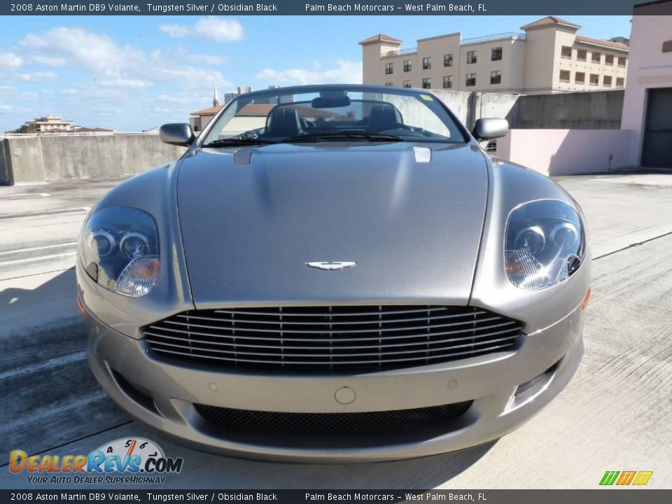 2008 Aston Martin DB9 Volante Tungsten Silver / Obsidian Black Photo #2