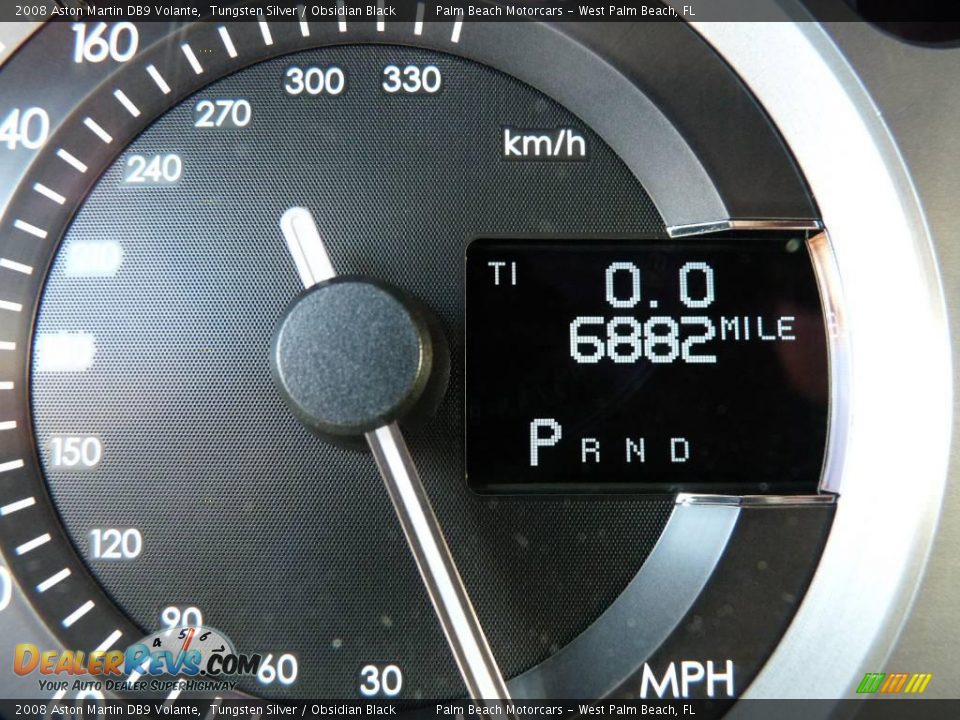 2008 Aston Martin DB9 Volante Tungsten Silver / Obsidian Black Photo #17