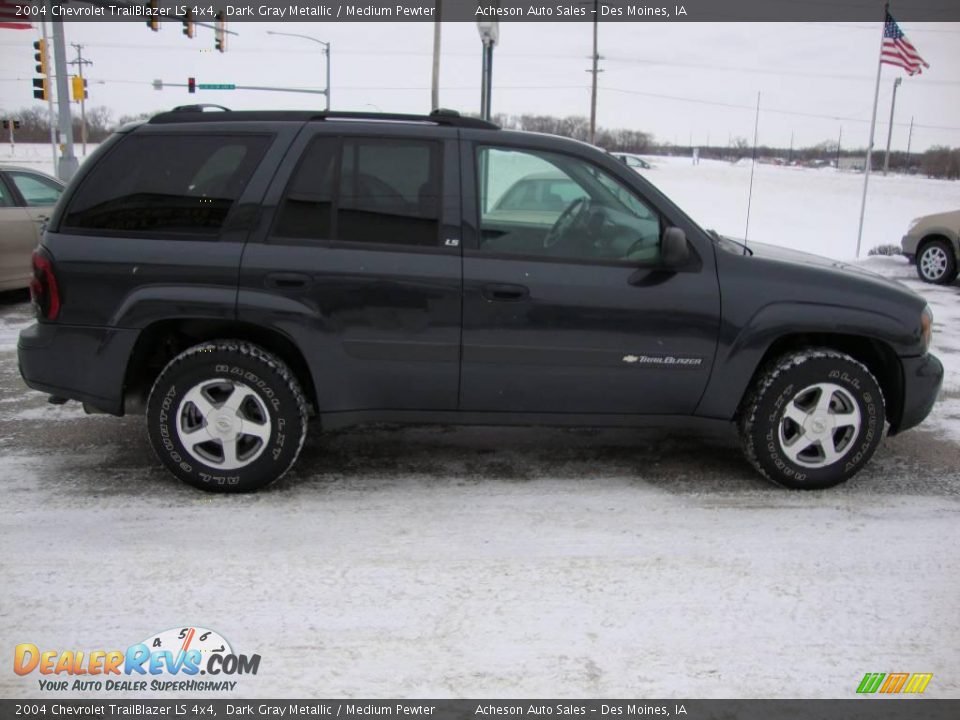 2004 Chevrolet TrailBlazer LS 4x4 Dark Gray Metallic / Medium Pewter Photo #6
