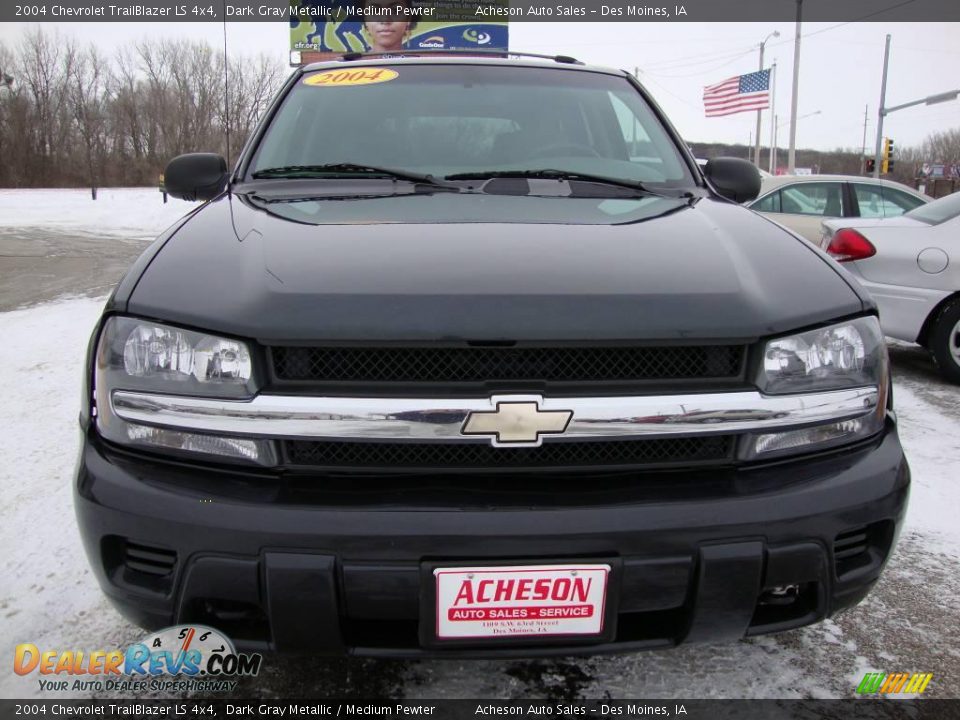 2004 Chevrolet TrailBlazer LS 4x4 Dark Gray Metallic / Medium Pewter Photo #8
