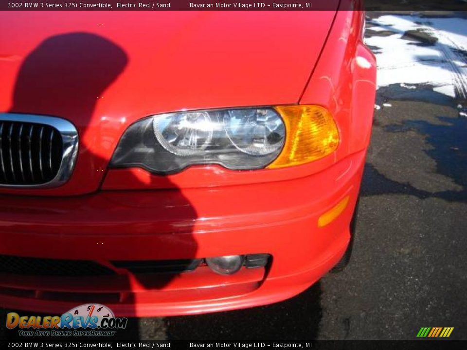 2002 BMW 3 Series 325i Convertible Electric Red / Sand Photo #9