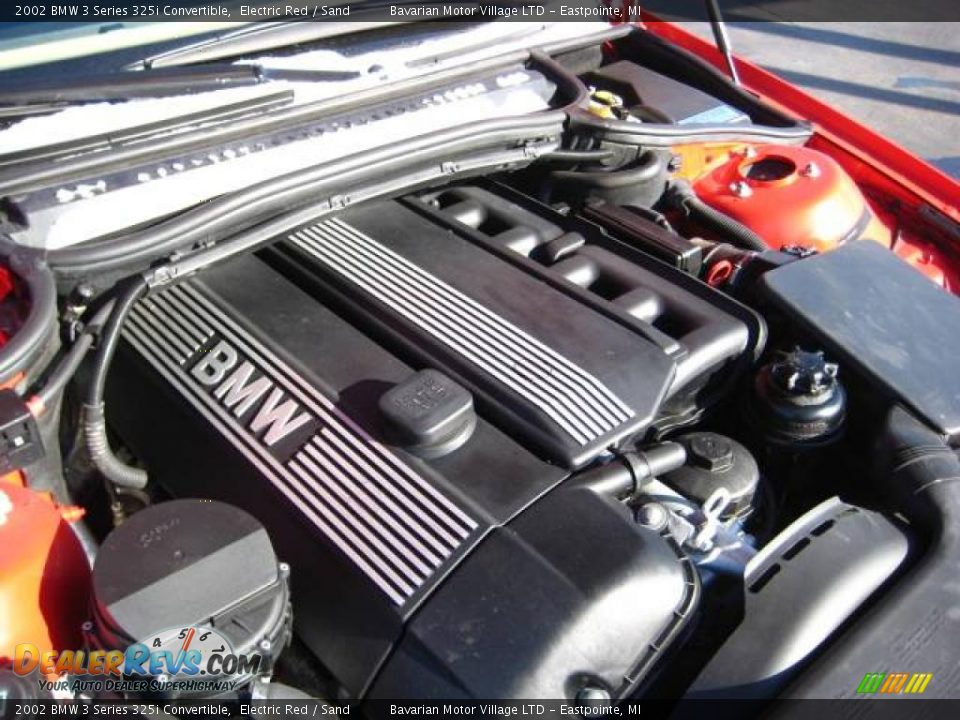 2002 BMW 3 Series 325i Convertible Electric Red / Sand Photo #11