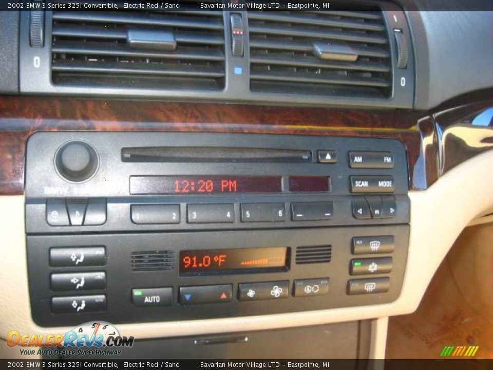 2002 BMW 3 Series 325i Convertible Electric Red / Sand Photo #17