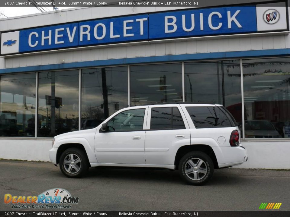 2007 Chevrolet TrailBlazer LT 4x4 Summit White / Ebony Photo #1