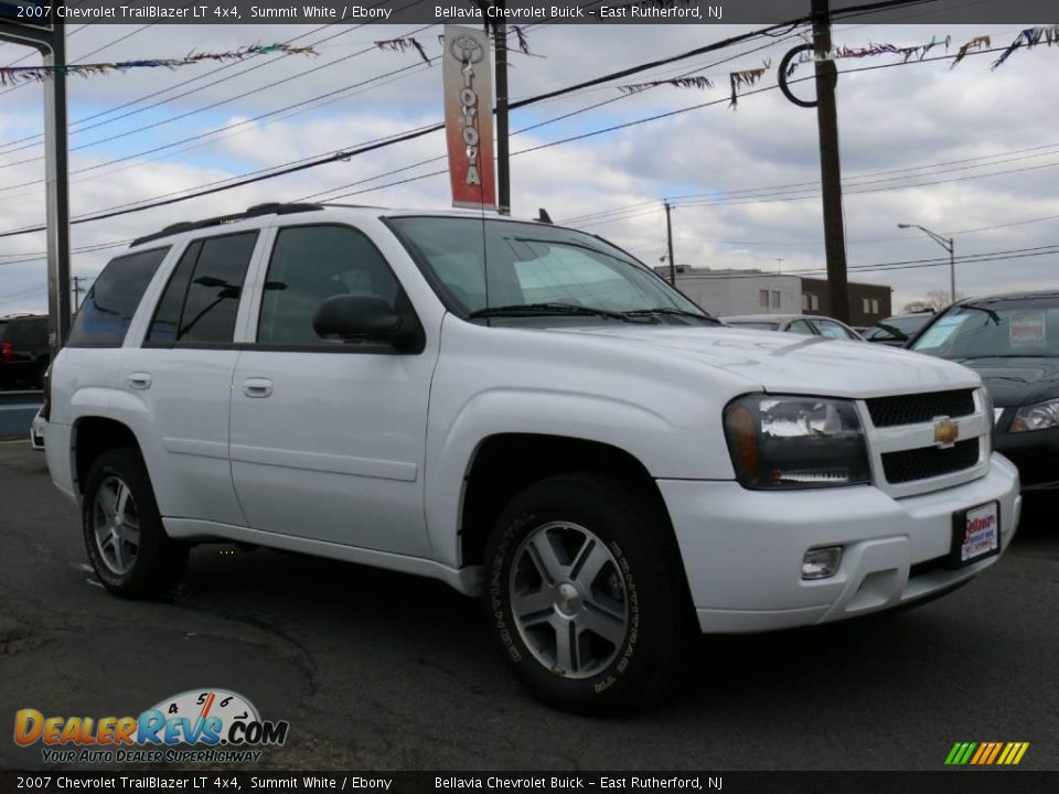 2007 Chevrolet TrailBlazer LT 4x4 Summit White / Ebony Photo #3