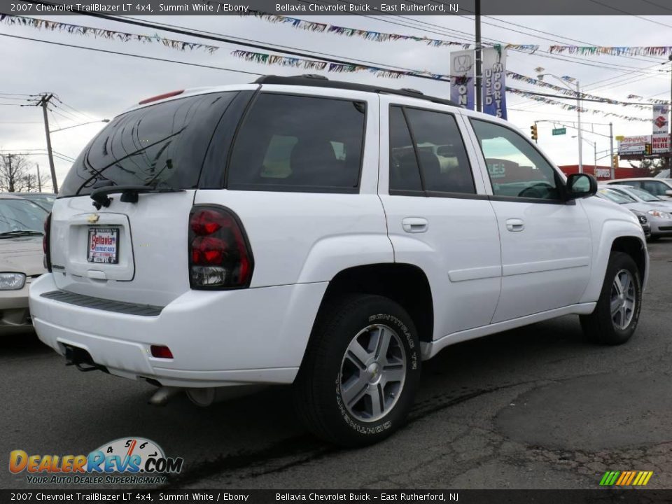2007 Chevrolet TrailBlazer LT 4x4 Summit White / Ebony Photo #4