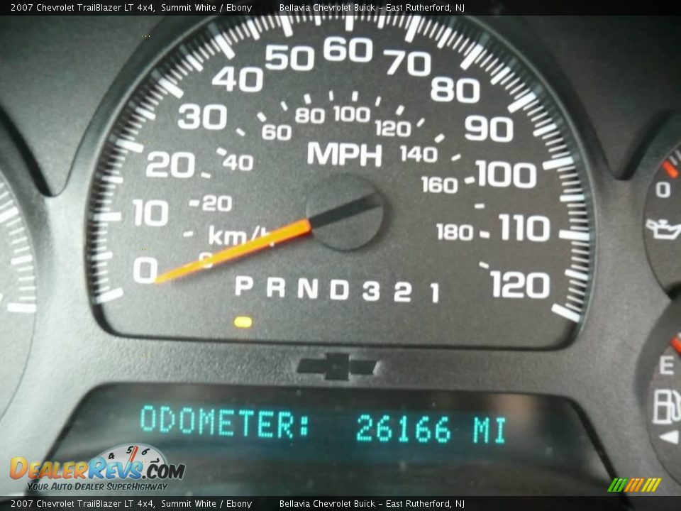 2007 Chevrolet TrailBlazer LT 4x4 Summit White / Ebony Photo #11