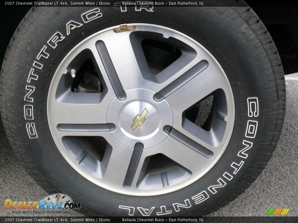 2007 Chevrolet TrailBlazer LT 4x4 Summit White / Ebony Photo #14